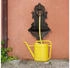Relaxdays Wandbrunnen mit Wasserspeier Bronze Kupfer Gold