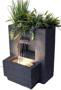 Arnusa Springbrunnen mit LED Beleuchtung Betonoptik