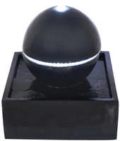 AcquaArte Gartenbrunnen "TRIPOLI" Dekokugel Wasserspiel mit umlaufender