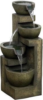 Outsunny Wasserspiel Wasserfall f&uuml;r Garten Gartenteich