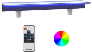 vidaXL Wasserfall Wasserfall-Element mit RGB LEDs Acryl 108 cm
