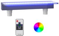vidaXL Wasserfall-Element mit RGB LEDs Acryl 60 cm
