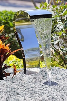Köhko Köhko "SCHWAN" aus Edelstahl 23005 Wasserspiel mit LED-Beleuchtung