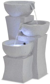 vidaXL Zimmerbrunnen mit LED-Beleuchtung Polyresin (244290)