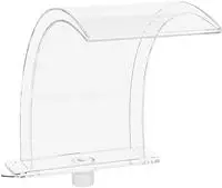 vidaXL Wasserfall-Element mit RGB-LEDs Acryl 50 cm