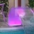 vidaXL Wasserfall-Element mit RGB-LEDs Acryl 50 cm (151407)
