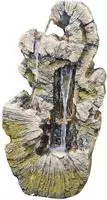 Granimex Mimjiko Polystone Wasserfall Mit Led-beleuchtung Zierbrunnen...