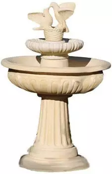 Xlmoebel Froschbrunnen Gartenbrunnen Stein 127cm (JVM4069424776645)