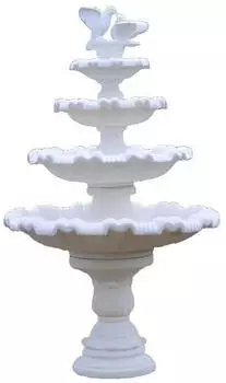 Xlmoebel Selene z Gołąbkami Gartenbrunnen Steinbrunnen 213cm (JVM4069424776409)