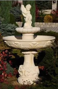 Xlmoebel Roma Ragazzi Gartenbrunnen Stein Fontänen-Stil 160cm (JVM4069424776522)