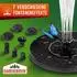Gardebruk Solar Springbrunnen Schwimmend 7 Effekte 180l/h 1,4W (109565)