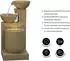 Dehner Samson Gartenbrunnen Polyresin LED-Beleuchtung, solarfähig, H100cm (5841606)