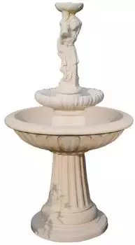 Xlmoebel Noemi Shella Zierbrunnen Skulptur mit Wasserspiel 162cm (JVM4069424776942)
