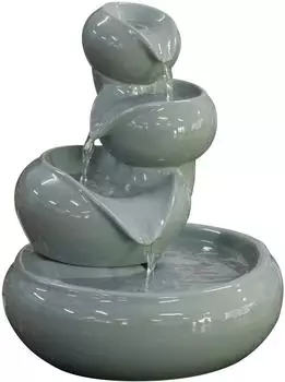 Dehner Keramik-Zimmerbrunnen Malahi 24,5 cm