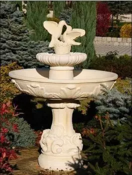 Xlmoebel Froschbrunnen Gartenbrunnen aus Stein 155cm (JVM4069424776539)