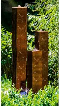 K&ouml;hko Wasserspiel &bdquo;Brasilien" Cortenstahl mit LED-Beleuchtung, 65-95-125cm (31001)