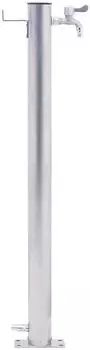 vidaXL Gartenwassers&auml;ule Rund Edelstahl 100cm (364503)