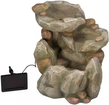 Smart Garden Products Rock Fall Steinoptik Solar-Wasserspiel (1170530)