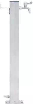 vidaXL Gartenwassers&auml;ule Quadratisch Edelstahl 40cm (364496)