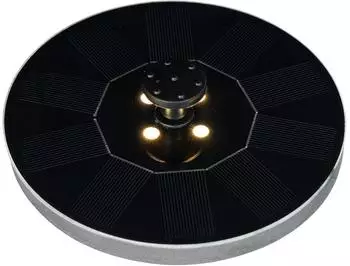 Lumineo Gartenbrunnen Solar LED Warmwei&szlig; Kunststoff (83866)
