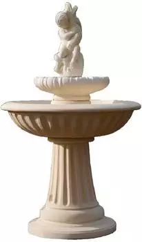 Xlmoebel Noemi Ragazzi Zierbrunnen Skulptur mit Wasserfall 150cm (JVM4069424776959)