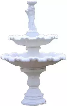 Xlmoebel SELENE SHELLA 1 Zierbrunnen Figur 197cm Garten (JVM4069424776423)