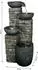 Dehner Mattone Gartenbrunnen Polyresin Naturstein-Optik LED solarfähig 46x89x43cm (20010025162)