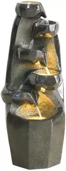 Dehner Polyresin-Gartenbrunnen Cala solarfähig 91 cm
