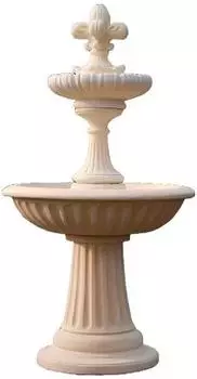 Xlmoebel NOEMI 2 Gartenbrunnen Skulptur mit Wasserfall, 171cm (JVM4069424777017)