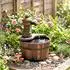 Outsunny Fassbrunnen Holz Ø27x37cm (DE844-2170431)