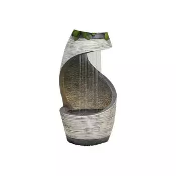 Granimex Nimbus Wassersäule Polystone mit Pumpe und LED-Beleuchtung 26x26x51cm