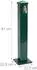 Relaxdays Wasserzapfsäule eckig, antikes Design, 91cm, grün, 3/4 Zoll Anschluss
