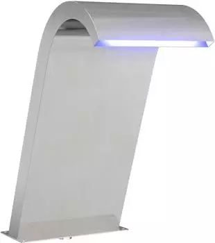 vidaXL Poolbrunnen silber 47x31x60cm Edelstahl (42039239)