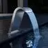 vidaXL Poolbrunnen silber 47x31x60cm Edelstahl (42039239)