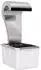 vidaXL Garten-Wasserfall Edelstahl 304, 54,5 x 34 x 83 cm, silber