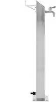 vidaXL Garten-Wassers&auml;ule Edelstahl Quadratisch 95 cm