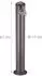 Relaxdays Wasserzapfsäule Antik-Design, Aluminium, braun, 91cm, 3/4 Zoll (10028967)