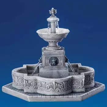 Lemax Modular Plaza-Fountain mit Adapter 4,5V (64061)