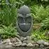 Köhko Steinquell Aura Gartenbrunnen Natursteinoptik mit LED (17004)