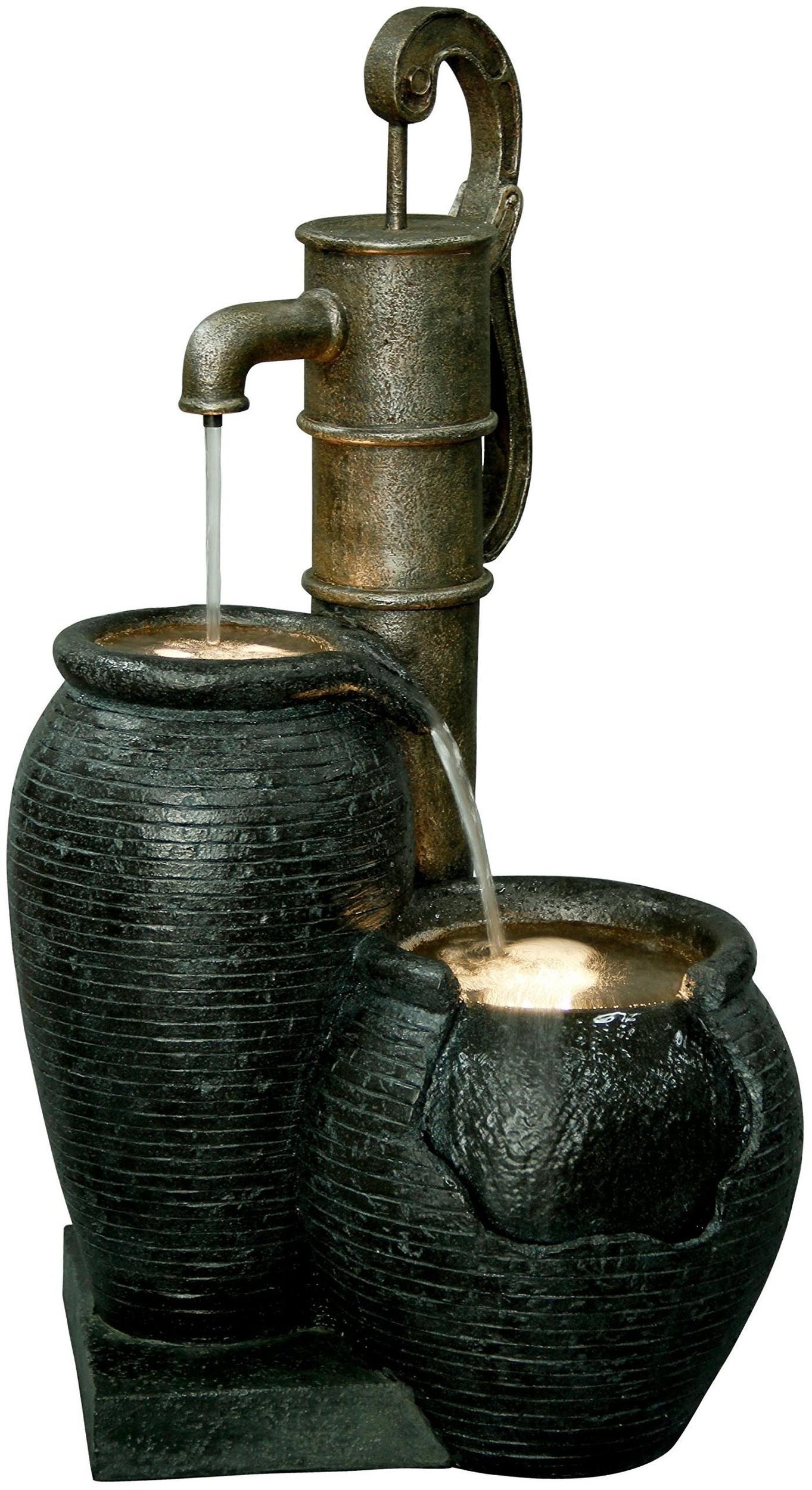 Dobar Brunnen mit Handpumpe (96200e) Erfahrungen 5/5 Sternen