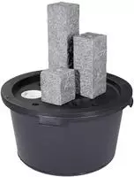 Ubbink Gartenbrunnen "Taranto" Naturstein Granit