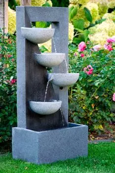 Dobar Gartenbrunnen 40cm grau