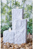 Heissner - Gartenbrunnen Neptun Led Grau