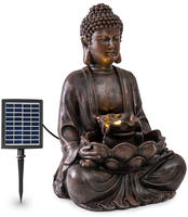 Blumfeldt Dharma Solarbrunnen, Gartenbrunnen, Zierbrunnen, Dekobrunnen, Solarbetrieb,