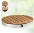 Blumfeldt Sumatra Gartendusche mit Tragegriff Aluminium Teakholz (BES14-CoolBr-RD-SI)