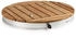 Blumfeldt Sumatra Gartendusche mit Tragegriff Aluminium Teakholz (BES14-CoolBr-RD-SI)