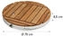 Blumfeldt Sumatra Gartendusche mit Tragegriff Aluminium Teakholz (BES14-CoolBr-RD-SI)