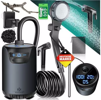 Kesser Campingdusche mit Pumpe Ohne Behälter anthrazit