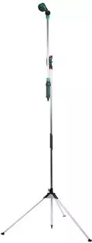 VONROC Gartendusche 2-in-1 mit Stiel, 3 Sprühmodi, 149-190cm (GS501XX)