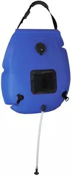 vidaXL Camping-Duschsack Solar 20L Blau PVC
